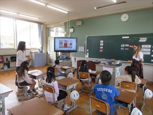 ３年生の外国語活動