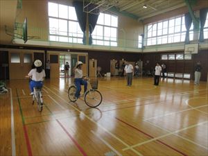 頑張った自転車競技大会の練習