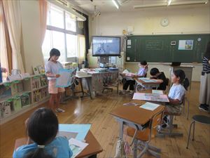 ４年生国語　～学習発表会～