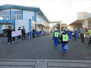 朝のあいさつ声かけ運動