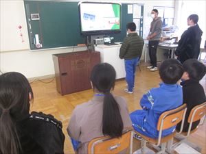 弓馬田小オンライン交流(6年生)