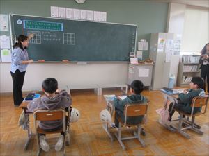 ２・３年生　算数の授業