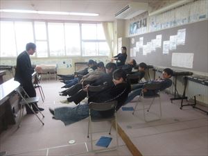 猿島中学校出前授業（音楽）