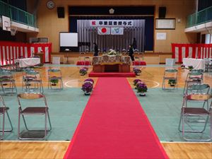 第６６回　卒業証書授与式