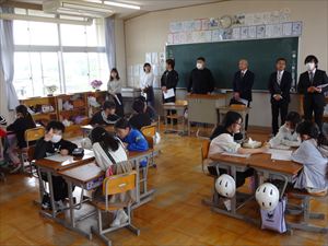 授業参観・PTA表彰式