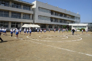 本日の運動会練習