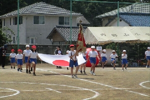 運動会予行練習