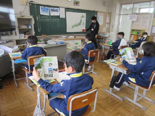 5年生・地図を使っての学習