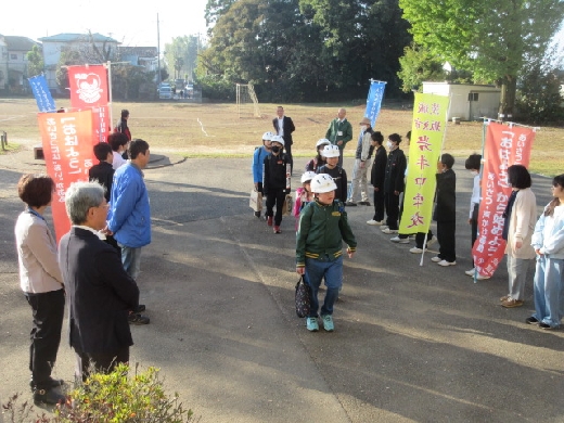 小中連携あいさつ運動