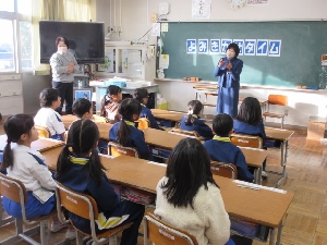 ２学期最後の読み聞かせ