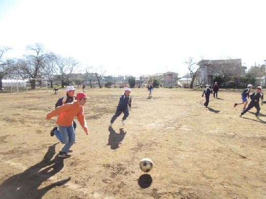 休み時間・サッカー