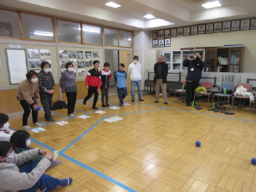 わくわく交流会　ボッチャ