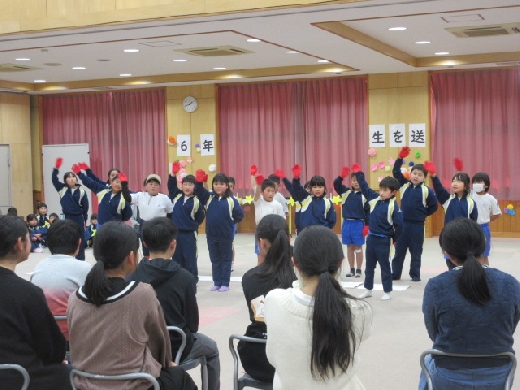 送る会・２年生の発表