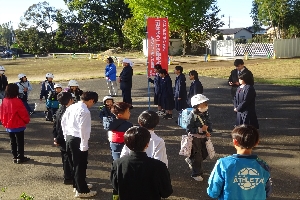 小中連携あいさつ運動