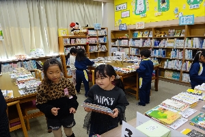 冬休みの本の貸し出し