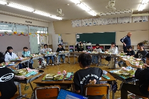 小学校最後の給食